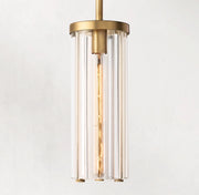 JC Emma Cylindrical Crystal Pendant Light