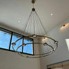 JC Newton Two-Tier Round Chandelier 48", 60"