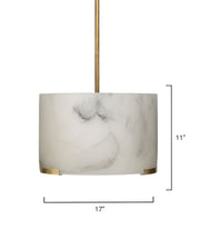 Elancourt Alabaster Pendant