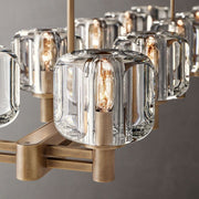 JC Delmar Series Glass Chandelier