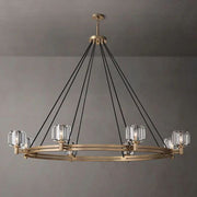 JC Delmar Series Glass Chandelier