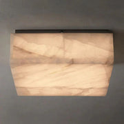 JC Reavige Calcite Square Flushmount 6"10"14"