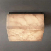 JC Reavige Calcite Square Flushmount 6"10"14"