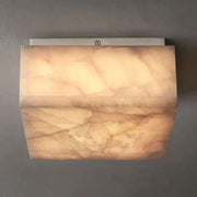 JC Reavige Calcite Square Flushmount 6"10"14"