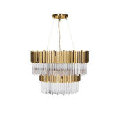 JC Empire Decorative 2-tier Round Chandelier