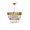 JC Empire Decorative 2-tier Round Chandelier