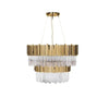 JC Royal Decorative 2-Tier Round Chandelier