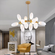 JC Escamoles Artistic Linear Grape Chandelier