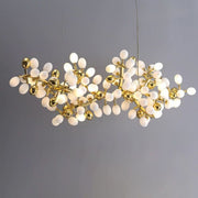 JC Escamoles Modern Linear Grape Chandelier