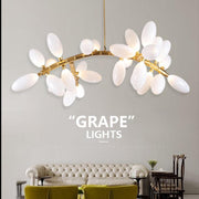 JC Escamoles Linear Grape Chandelier 57" L