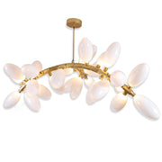 JC Artistic Linear Grape Chandelier 57" L