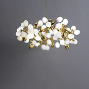 JC Escamoles  Modern Grape Round Chandelier