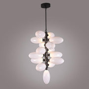 JC Escamoles Vertical Long Grape Chandelier