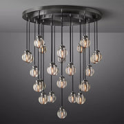 JC Alieen Pearl Ball Round Chandelier 38"