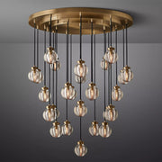 JC Alieen Pearl Ball Round Chandelier 38"