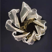 JC Flame Round Chandelier For Staircase