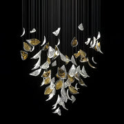 Calliope Modern Floating Leaves Chandelier