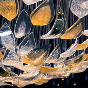 Calliope Modern Floating Leaves Chandelier