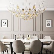 Calliope Modern Floating Leaves Chandelier