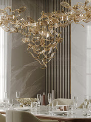 Calliope Modern Fluttering Leaves Chandelier