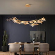 JC Folio Branch Brass Chandelier