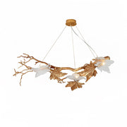 JC Folio Branch Brass Chandelier