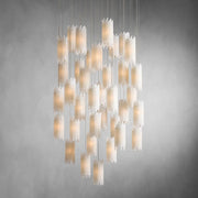 JC Gule Round Chandelier