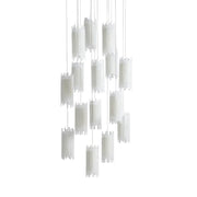 JC Gule Round Chandelier