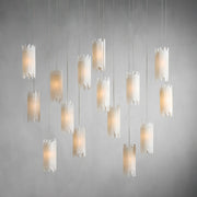 JC Gule Rectangular Chandelier