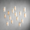 JC Gule Rectangular Chandelier