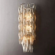 JC Italian Clear Glass Grand Wall Sconce