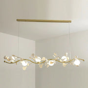 JC Gingko Glass Chandelier