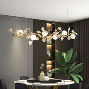 JC Gingko Glass Chandelier