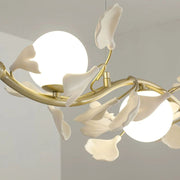 JC Gingko Glass Chandelier