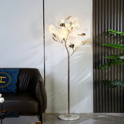 JC Gingko Ceramic Leaf Floor Lamp