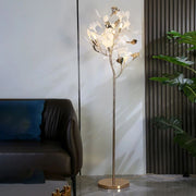 JC Gingko Ceramic Leaf Floor Lamp