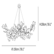 JC Gingko Luxury Chandelier Style F