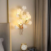 JC Gingko Ceramic Wall Sconce Lamp