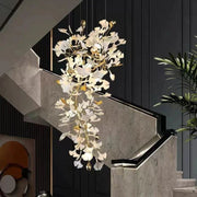 JC Ceramic Ginkgo Chandelier