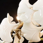 JC Ceramic Ginkgo Petal Chandelier