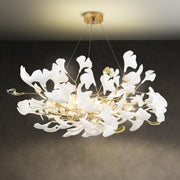 JC Ceramic Ginkgo Petal Chandelier