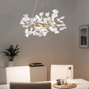 JC Ceramic Ginkgo Round Chandelier