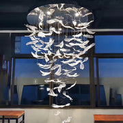 Glass Feathers Chandelier - Vakkerlight