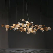 JC Gold Leaf Chandelier