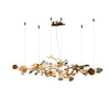 JC Gold Leaf Chandelier