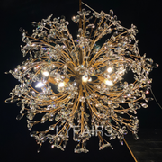 JC Art Design Crystal Florals Chandelier for Living Room/Bedroom/Dining Room/Kitchen island