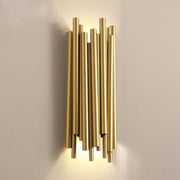 JC Golden Stainless Steel Wall Sconce 16 "