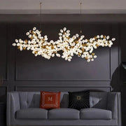 JC Grapes Linear Chandelier For Dining Room