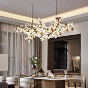 JC Grapes Linear Chandelier For Dining Room