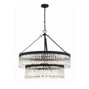 Grent 2-Tier Round  Crystals Chandelier 32" - jchandelier